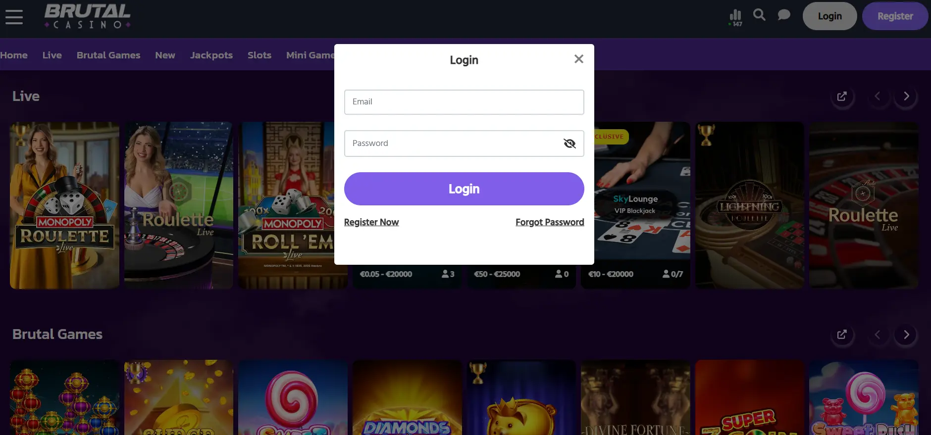 Welkom bij Brutal Nederland: De Nieuwe Standaard in Online Gaming image 2